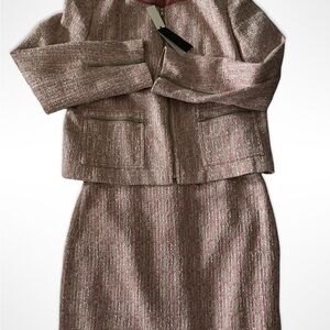 Talbots Pink Skirt Set